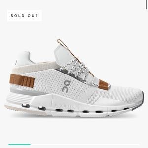 on cloudnova white & pearl sneakers